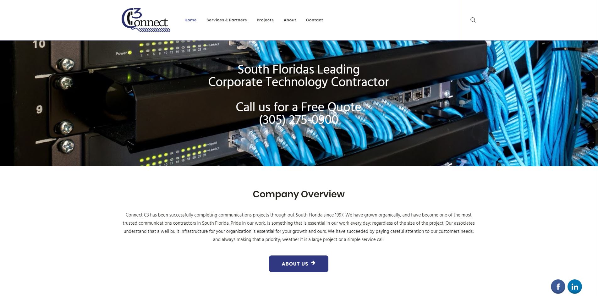 Connect C3 website presentation